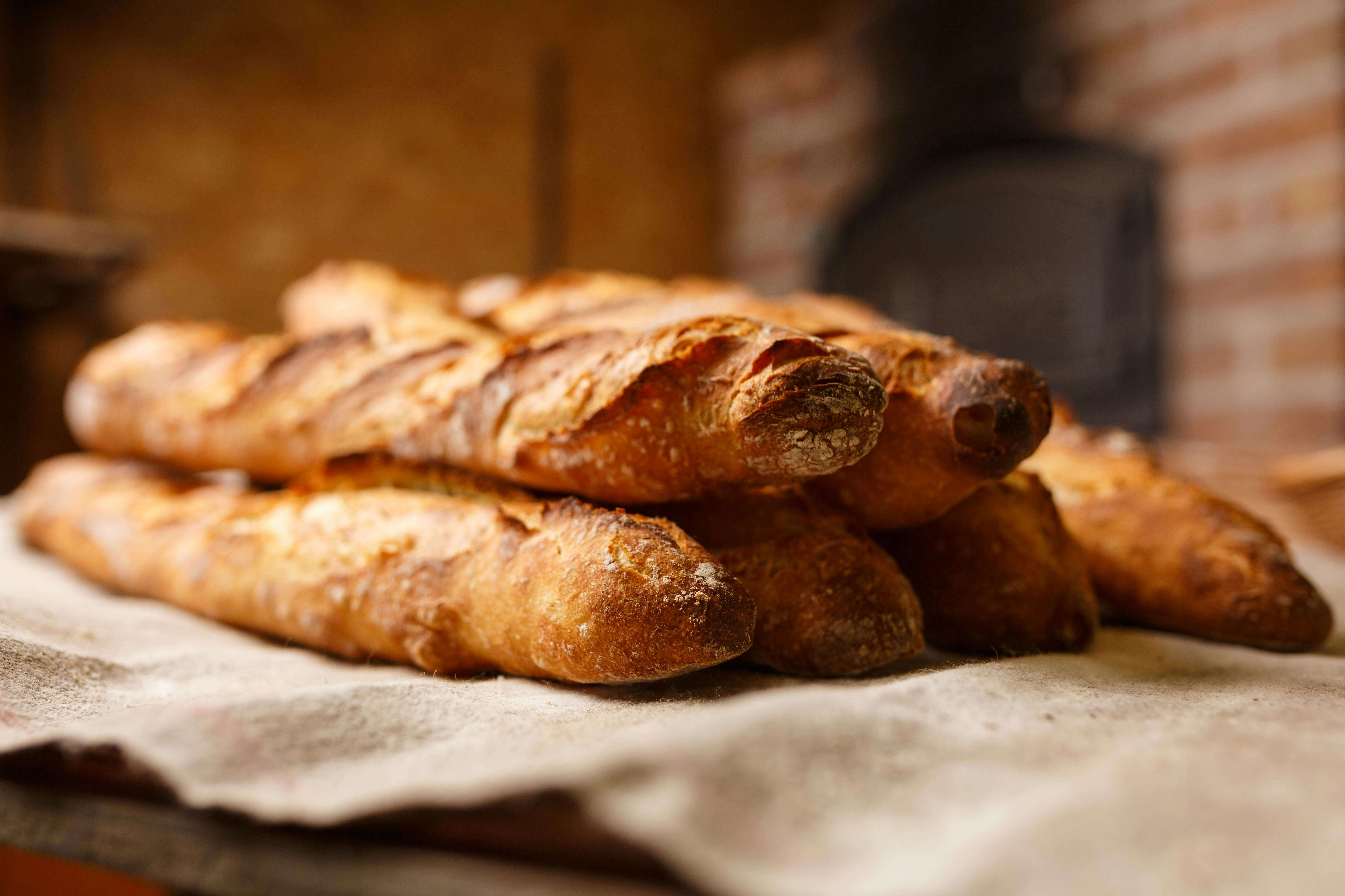 fresh made baguettes